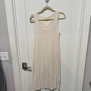 Universal Threads L Cream Sleeveless Tank Dress